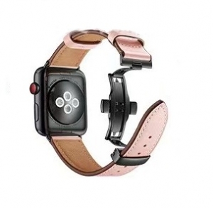 Kožený řemínek pro Apple Watch 38-41mm - pink
