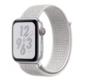 Nylon řemínek pro Apple Watch 38-41mm - grey / white