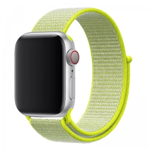 Nylon řemínek pro Apple Watch 38-41mm - neon lime