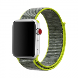 Nylon řemínek pro Apple Watch 42-45mm - flash