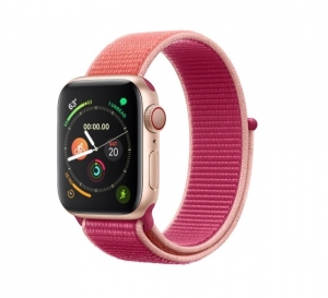 Nylon řemínek pro Apple Watch 42-45mm - pink