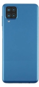 Kryt baterie Samsung A125, A127 Galaxy A12, A12S + sklíčko kamery blue