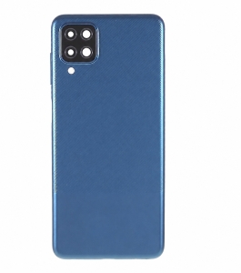 Kryt baterie Samsung A125, A127 Galaxy A12, A12S + sklíčko kamery blue