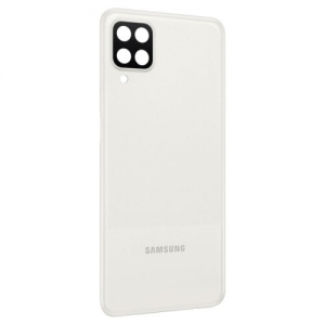 Samsung A125, A127 Galaxy A12, A12S kryt baterie + sklíčko kamery white