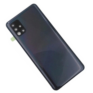 Kryt baterie Samsung A715 Galaxy A71 + sklíčko kamery black
