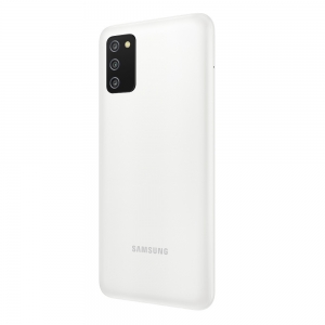 Samsung A037 Galaxy A03S kryt baterie + sklíčko kamery white