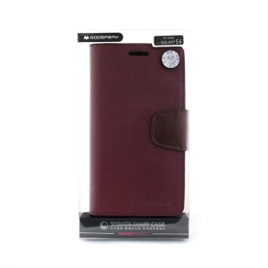 Pouzdro Sonata Diary Book Samsung G935 Galaxy S7 Edge, barva vínová