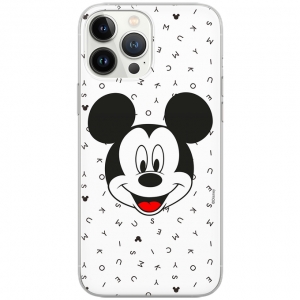 Pouzdro iPhone 13 Mini (5,4) Mickey Mouse vzor 020, transparent