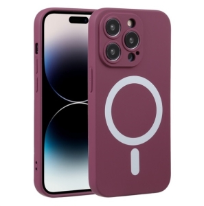 MagSilicone Case iPhone 14 Plus Plum