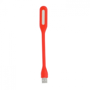 Mini USB lampička, barva červená