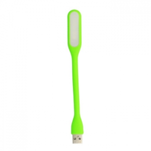 Mini USB lampička, barva zelená