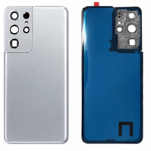 Kryt baterie Samsung G998 Galaxy S21 Ultra 5G + sklíčko kamery silver