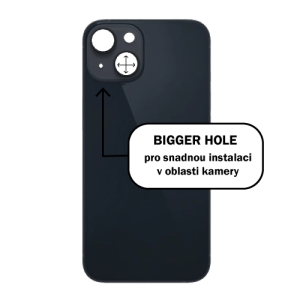 Kryt baterie iPhone 14   black - Bigger Hole
