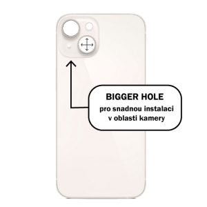 Kryt baterie iPhone 14   white - Bigger Hole