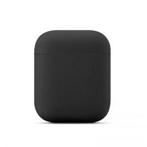 Pouzdro pro Apple AirPods I/II silicone, black