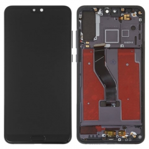 Dotyková deska Huawei P20 PRO + LCD + rámeček black - OLED