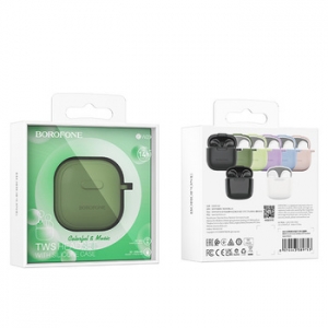 Bluetooth headset BOROFONE TWS BW29, barva tmavě zelená