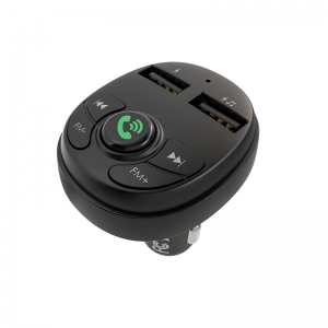 Transmiter FM Bluetooth Borofone BC26 Music Joy, 2x USB 2,1A, barva černá