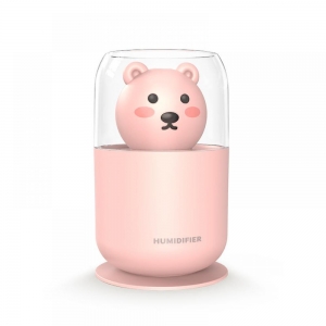 Aroma difuzér HUMIDIFIER The Bear barva růžová (225g)