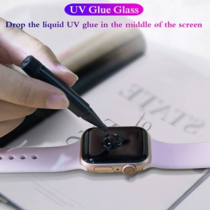 Tvrzené sklo 5D UV GLUE GLASS Apple Watch series 1/2/4 42mm