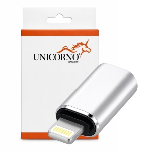 Redukce USB C na Lightning, barva stříbrná