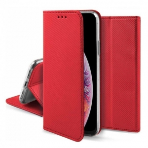 Pouzdro Book Magnet Huawei Y6 2017, Y5 2017, barva červená