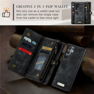 Pouzdro Book (Back Case) CaseMe Wallet 2v1, Samsung A346B Galaxy A34 5G barva black