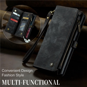 Pouzdro Book (Back Case) CaseMe Wallet 2v1, Samsung S918 Galaxy S23 Ultra barva černá