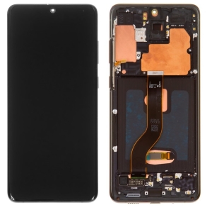 Dotyková deska Samsung G985, G986 Galaxy S20 Plus + LCD s rámečkem black - OLED