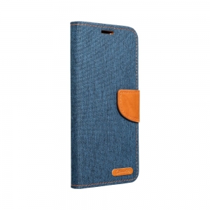 Pouzdro FANCY Diary Xiaomi Redmi 12C barva modrá CANVAS