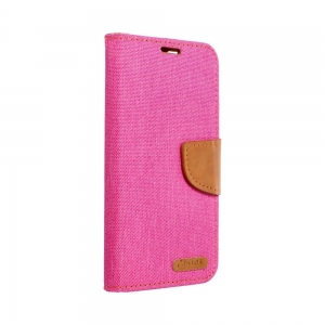 Pouzdro FANCY Diary Xiaomi Redmi 12 4G/5G barva růžová CANVAS