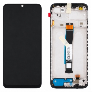 Dotyková deska Xiaomi Redmi 10C + LCD s rámečkem black - IPS