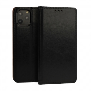 Pouzdro Book Leather Special iPhone X, XS, barva černá