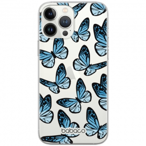 Pouzdro Back Case Babaco iPhone 13 Mini, Blue Butterfly