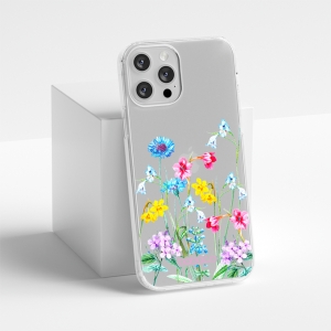 Pouzdro Back Case Babaco iPhone 12, 12 Pro, Wildflowers