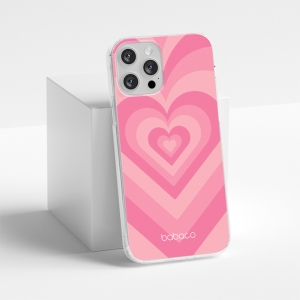 Pouzdro Back Case Babaco iPhone 15 Pro, Pink Heart