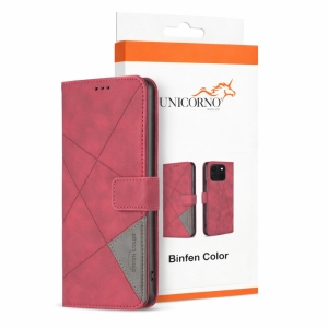 Pouzdro Book CaseMe Binfen iPhone 12 Mini, barva červená