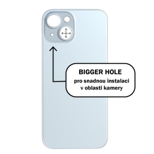 Kryt baterie iPhone 15 blue - Bigger Hole