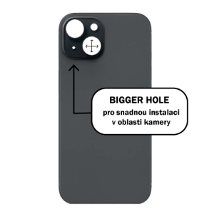 Kryt baterie iPhone 15 Plus black - Bigger Hole