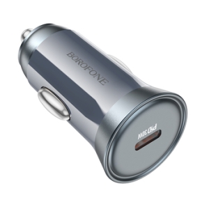 CL adaptér Borofone (BZ26) 1x USB C, PD 30W, QC 3.0, šedá