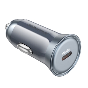 CL adaptér Borofone (BZ26) 1x USB C, PD 30W, QC 3.0, šedá