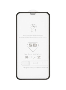 Tvrzené sklo 5D FULL GLUE Samsung A556 Galaxy A55 5G černá - BULK