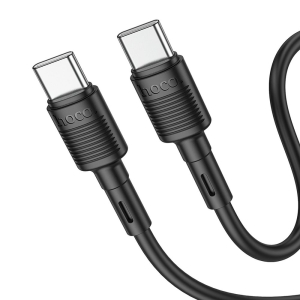 Datový kabel HOCO X83 USB C na USB C, QC 3.0 PD 60W,  délka 1m, barva černá