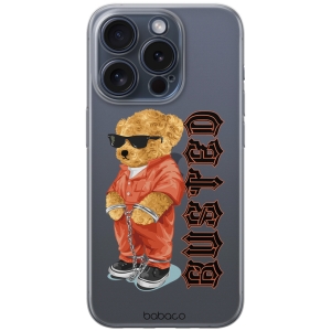 Pouzdro Back Case Babaco Samsung A155, A156 Galaxy A15 4G/ 5G Busted Teddy (transparent)