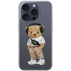 Pouzdro Back Case Babaco Samsung A155, A156 Galaxy A15 4G/ 5G Trendy Teddy (transparent)