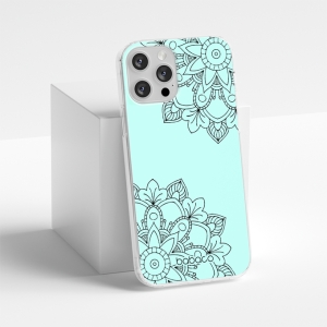 Pouzdro Back Case Babaco iPhone 11, Mandala (mint)