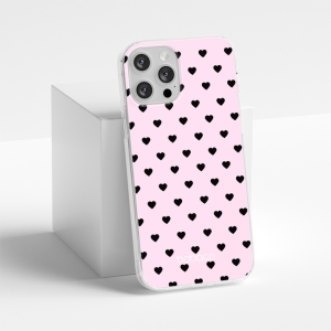 Pouzdro Back Case Babaco Samsung A145, A146 Galaxy A14 4G/ 5G, Hearts (pink)