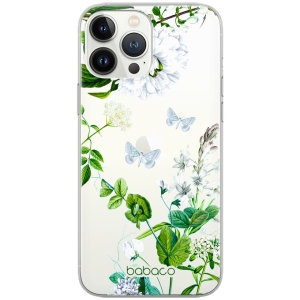 Pouzdro Back Case Babaco Samsung A145, A146 Galaxy A14 4G/ 5G, White Flower