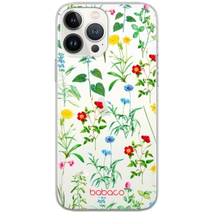 Pouzdro Back Case Babaco iPhone 11, Field Flower (transparent)