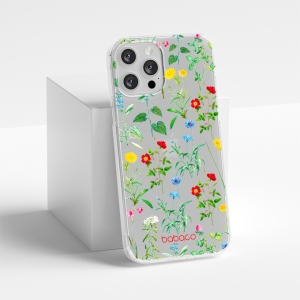 Pouzdro Back Case Babaco iPhone 11, Field Flower (transparent)